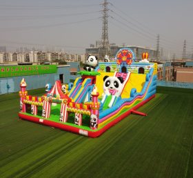 T6-803B Magical Panda Circus Theme Opblaasbare Castle