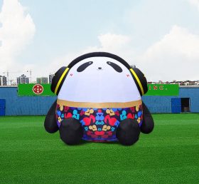 S4-619 Groot opblaasbaar cartoon panda-model voor actieve decoratie