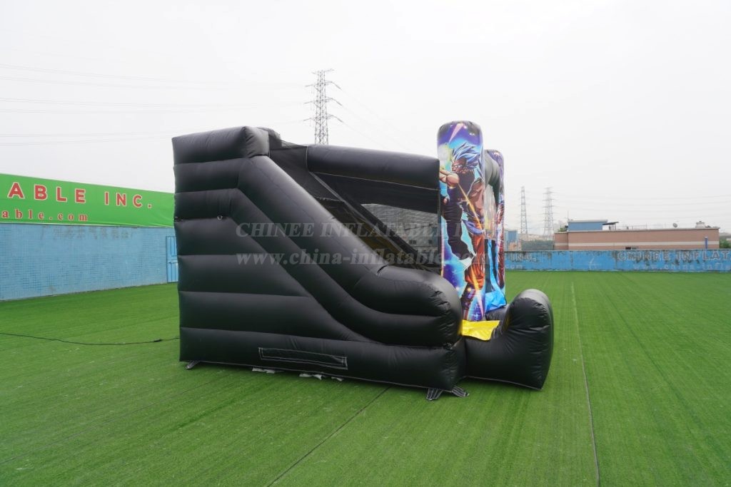 T2-3226O Dragon Ball theme bouncy castle with slide